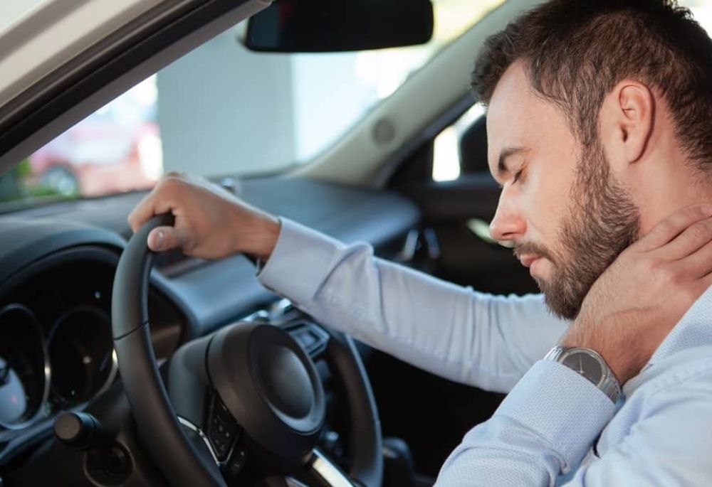 Neck pain after car accident